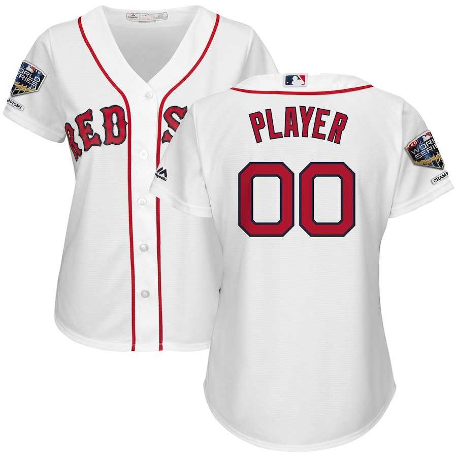 Women Red Sox White 2018 World Series Champions Home Cool Base Customized Jersey,We sell and wholesale Women Red Sox White 2018 World Series Champions Home Cool Base Customized Jersey on line form chian!